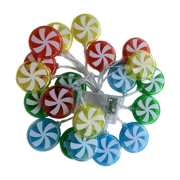 Tainini 4.9ft Christmas Lights ,Christmas Candy Star String Lights, for Home Party Christmas Tree Decor