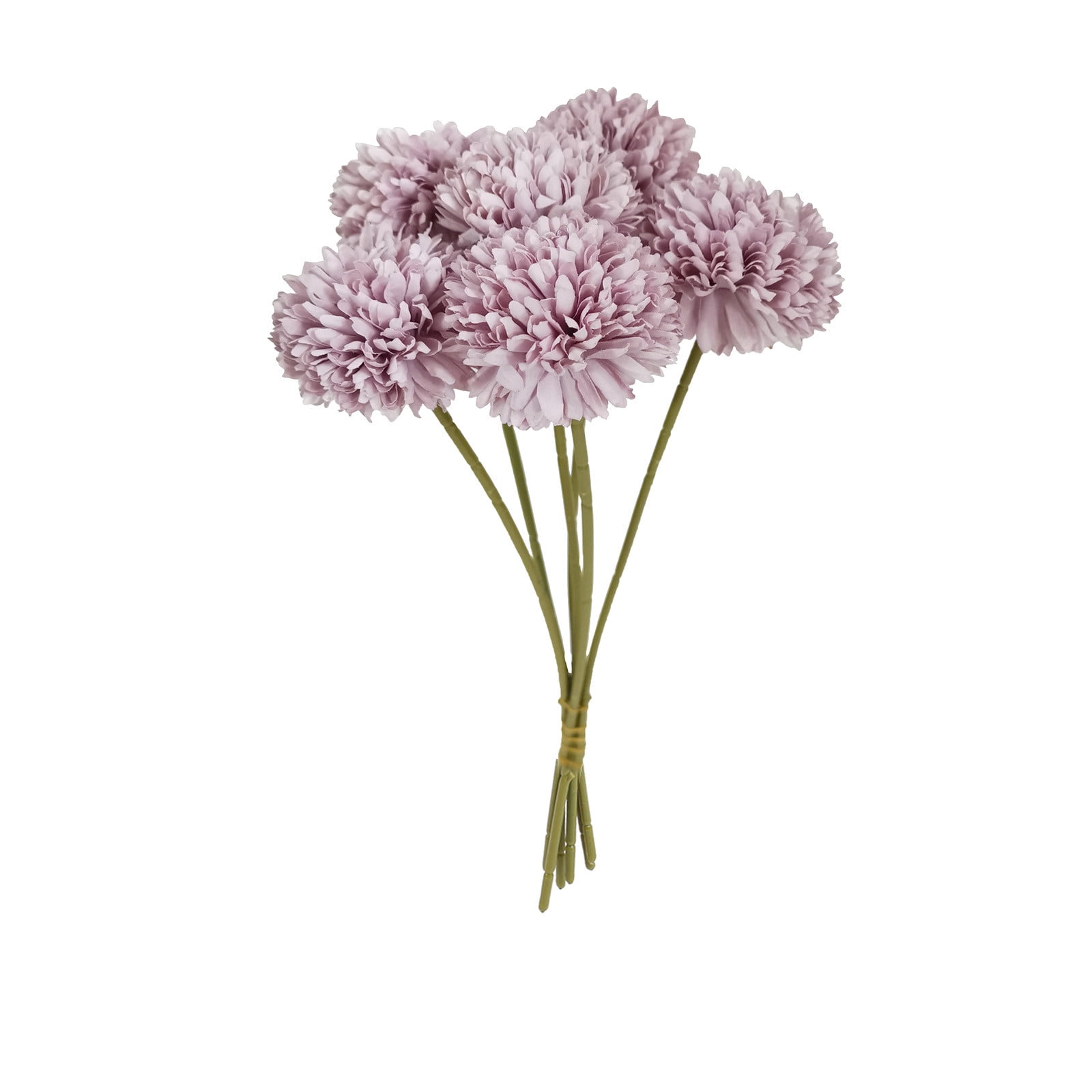 Tainini Artificial Chrysanthemums Flowers Balls Flowers, Fake Mums Silk ...