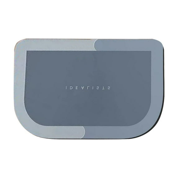 Tainini Bath Mat Rubber Rug, Non Slip Quick Dry Absorbent Bathroom Rugs ,Fit Under Door Bathroom Floor Mats-Shower Rug for Bathtub Shower 24x16