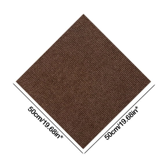 Tainini Carpet Tile 19.6 X 19.6 Self Adhesive Carpet Floor Tiles Anti-Slip Carpet Squares Peel and Stick for Bedroom Living Room