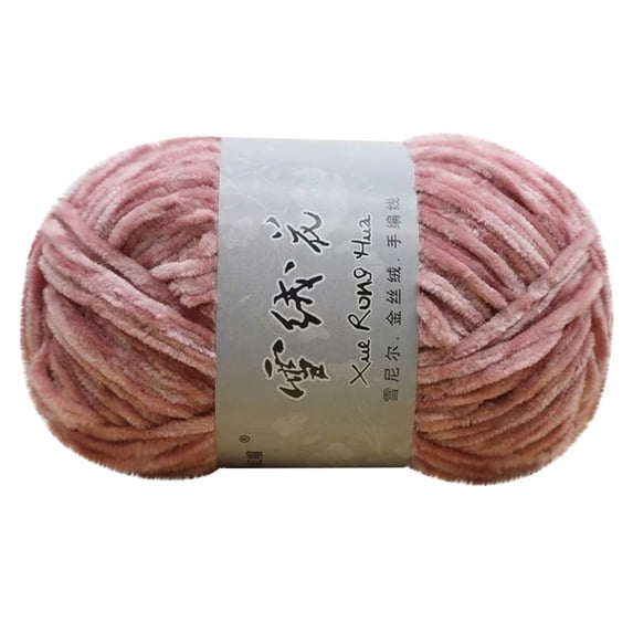 Tainini Chunky Yarn for Hand Knitting,Handcrafts Weaving Soft Chenille Crochet Knitting Sweater Scarf Bag Yarn Accessory Yarn 100g