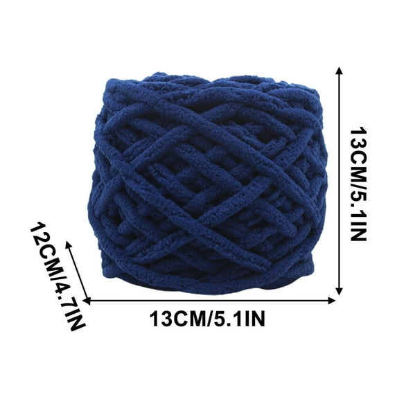 Tainini Chunky Yarn for Hand Knitting,Handcrafts Weaving Soft Chenille Yarn for Making Blankets, Scarf,100g