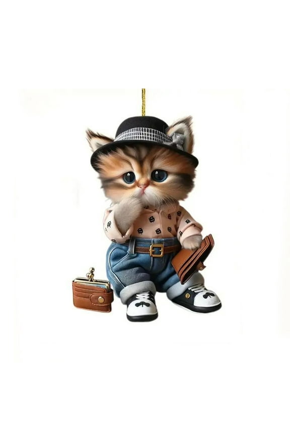 GETAFUN Clearance Sale ! Cute Cat Keychain,Cat Acrylic Keychain Aesthetic Stylish Keychains Accessories , for Friend Gift