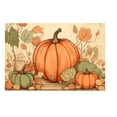 thumbnail image 1 of Tainini Fall Front Door Mat, 16×24 Thanksgiving Truck Pumpkin Resist Dirt Doormats,for Home Indoor Outdoor Decor, 1 of 3