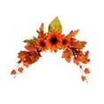 thumbnail image 1 of Tainini Fall Wreath, 18 Inch Thanksgiving Wreaths with Artificial Maple Leaves, Sunflowers, for Autumn Harvest Wall Indoor Outdoor Decor, 1 of 6