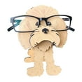 thumbnail image 1 of Tainini Handmade Dog Pattern Wood Carving Glasses Spectacle Holder Stand Sunglasses Display Rack Home Office Desk Décor Christmas Gift, 1 of 5