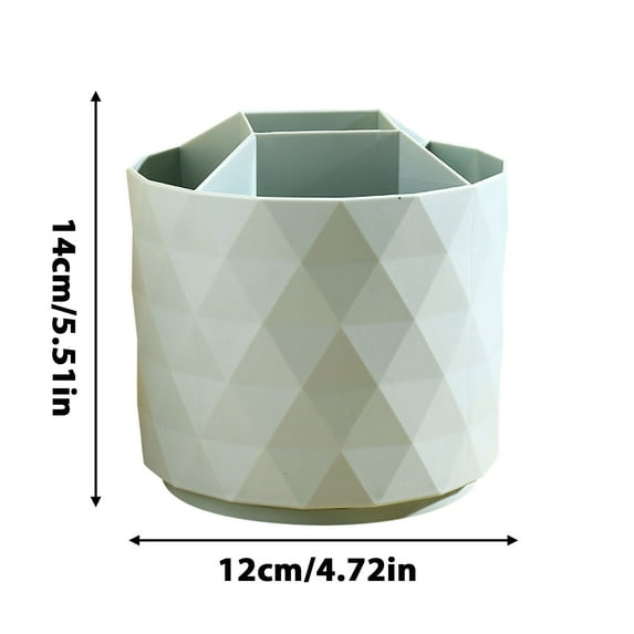 Tainini Pen Holder for Desk, 360 Rotating Mesh Pencil Organizer Marker Storage Caddy, Black Large Capacity Desktop Stationery Organizer