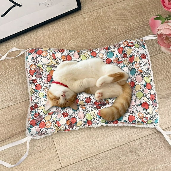 Tainini Pet Pad,Soft Dog Crate Bed Mat for Sleeping, Self Heating Cat Bed for Small Medium Large Cats Dogs,12X18in