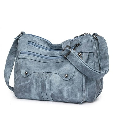 Tainini Clearance Sale! Purses and Handbags Women Fashion Tote Bag Shoulder Bags Top Handle Satchel Purses Washed Synthetic Leather Handbag
