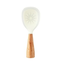Tainini Silicone Rice Paddle Rice Spoon Nonstick,Rice Scooper Rice Spatula Cooking Utensil for Sushi Rice Mashed Potato White