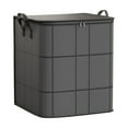 thumbnail image 1 of Tainini Totes Clothes Storage, Foldable Blanket Storage Bags, Storage Containers for Organizing Bedroom, Closet, Clothing, Comforter, Organization and Storage with Lids and Handle, 1 of 7