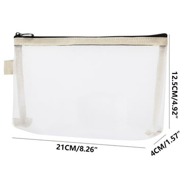 Tainini Clearance Sale! Zipper Mesh Bags, Beauty Makeup Lipstick Cosmetic Accessories Organizer, Small Travel Kit Storage Pouch