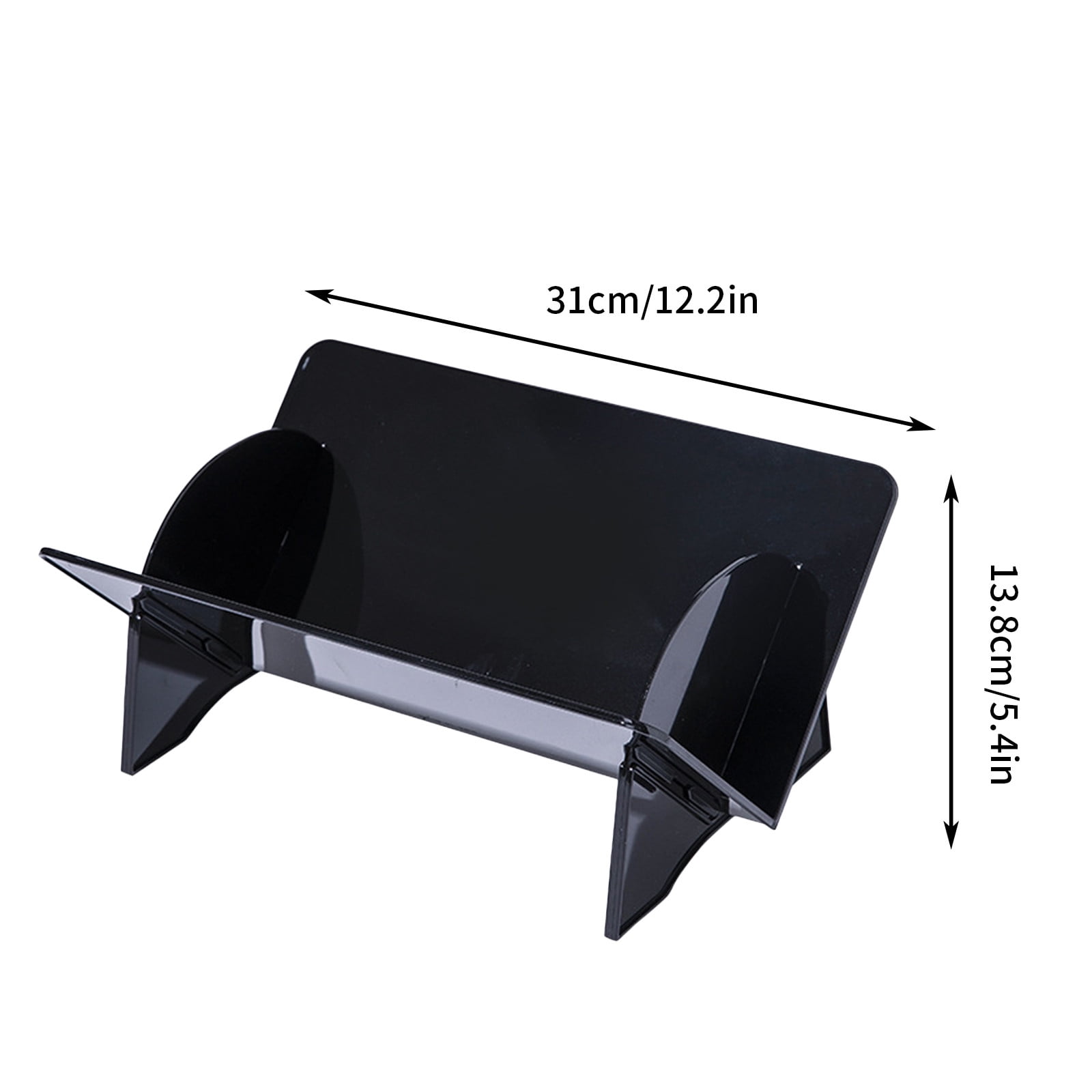 Desktop Library Rack Tainini Acrylic Desktop Bookshelf, Detachable Bookcase,Book/CD/Magazine ...