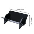 thumbnail image 1 of Tainini Acrylic Desktop Bookshelf, Detachable Bookcase,Book/CD/Magazine Rack for Office/Study Room Library,12x5in, 1 of 3