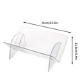 thumbnail image 1 of Tainini Acrylic Desktop Bookshelf, Detachable Bookcase,Book/CD/Magazine Rack for Office/Study Room Library,12x5in, 1 of 1