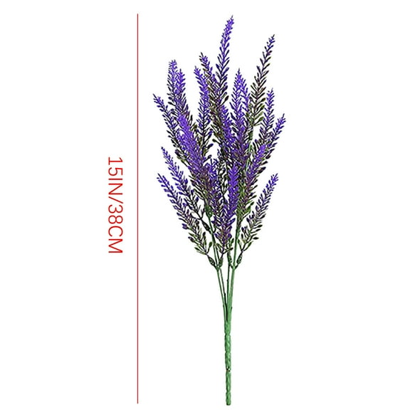 Tainini Artificial Lavender Flowers Fake Flowers Plants,for Outdoor Window Home Porch Decor