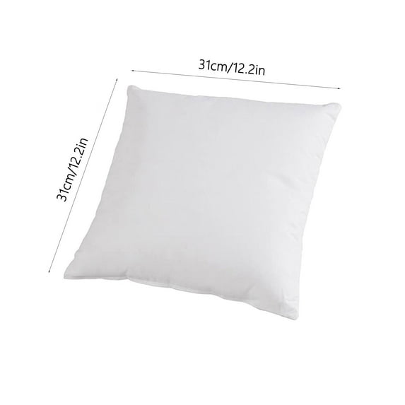 Tainini Bedding Throw Pillows Insert ,12 x 12Inches Bed and Couch Pillows ( White)