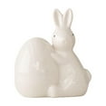 thumbnail image 1 of Tainini Ceramic Rabbit Figurines, 5in Easter Bunny Decorations for Home,Tea Ceremony Pet, 1 of 7