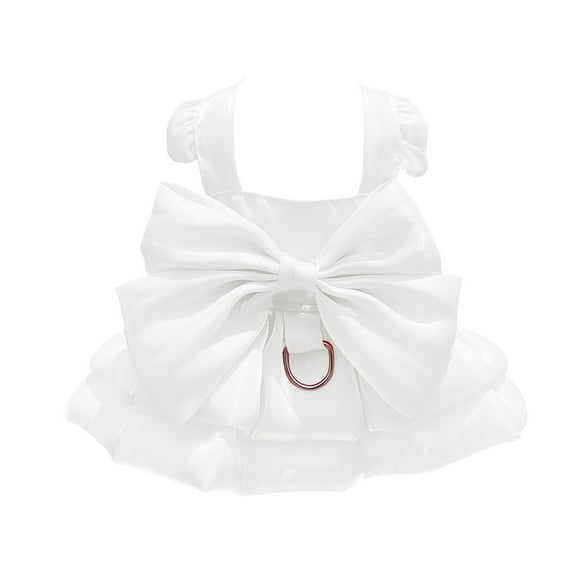 Tainini Dog Dresses, Dog Soft Skirt, Summer Pet Clothes, Dog Wedding Outfit, for Medium Small Dog,M