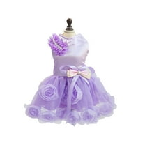 Tainini Dog Dresses , Puppy Clothes Summer Princess Pet Dresses Girl Female Doggie Skirt Apparel ,L