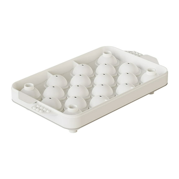 Tainini Ice Balls Maker, Silicone Round Ice Sphere Tray with Lids & Funnel for Whiskey, Cocktails