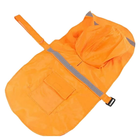 Tainini Pet Dog Raincoat ,Pet Waterproof Clothes Hooded Rain Jacket Rainwear for Cat,Dog-XXL