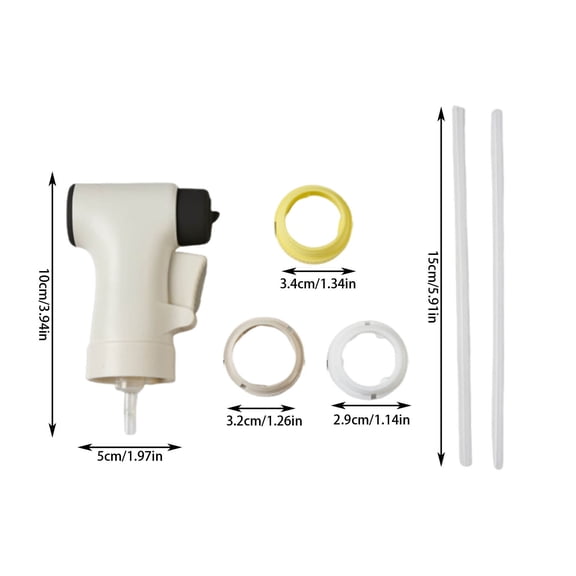 Tainini Sauce Squeezer, Pump Bottle Mouth Squeezer for Oil Chili Tomato Soy Sauce Dispenser Kitchen Tools