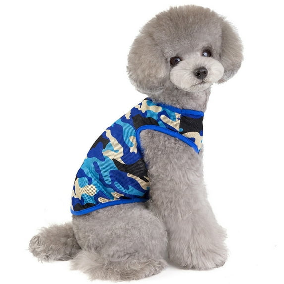 Tainini Sleeveless Camouflage Dog Vest for Small, Medium, and Large Breeds,XL