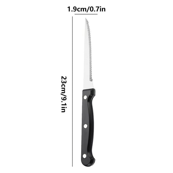 Tainini Steak Knives , 9 inch Non Serrated Steak Knife,Kitchen Steak Knives
