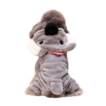 Tainini Warm Dog Winter Clothes Animal Dog Coat Hoodies Fleece Pet Dogs Costume Jacket,L