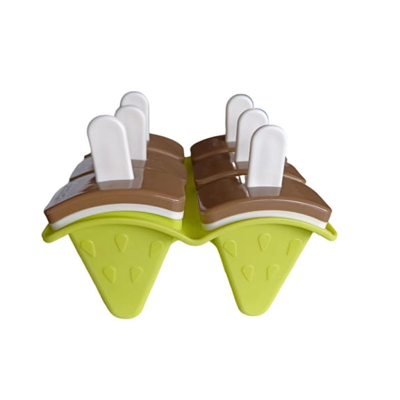 Tainini Watermelon Ice Popsicle Molds 6 pieces , Popsicles Holder for Freezer Yogurt, Juice