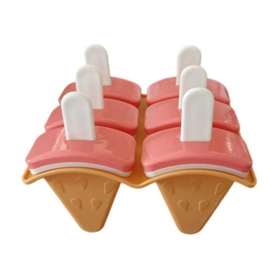 Tainini Watermelon Ice Popsicle Molds 6 pieces , Popsicles Holder for Freezer Yogurt, Juice