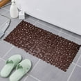 thumbnail image 1 of Tainini Shower Mat Bathtub Mat Non Slip, Bath Mat for Shower, with Suction Cups Drainage Holes, Foot Massage Exfoliating 15.7*34.7Inch(Brown）, 1 of 9