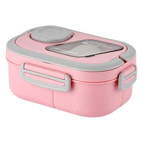 Tainini Small Stainless Steel Insulated Lunch Box, Bento Box And Work, Outdoor Lunch Camping Portable Lunch Box, Layered, Compartmentalized Lunch Boxes (Brin
