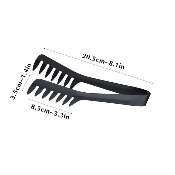Tainini Spaghetti Tongs, Cooking Tong Comb Shaped Noodles Pasta Bread Clip Stainless Steel Food Tongs, Kitchen Tongs For Serving Food