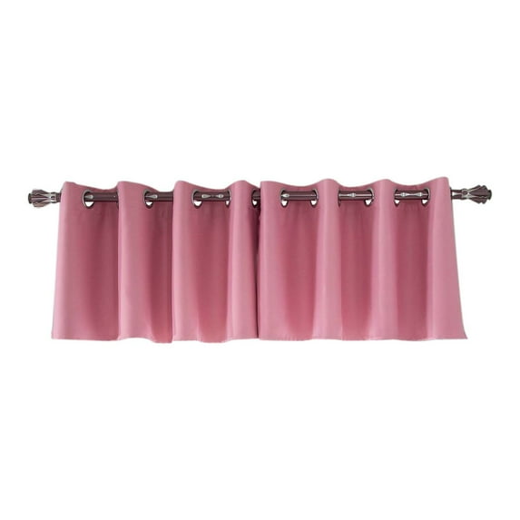 Tainini Valance Curtains for Kitchen Thermal Insulated Rod Pocket Window Valances, 29*14 Inches Length, 1 Panel