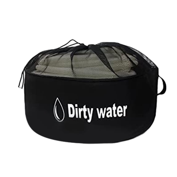 Tainini Waterproof RV Hose Storage Bag, Organizer Accessories for Camper, RV Equipment Storage Organizer Bag for Sewer Hoses, for Fresh/Black Water Hoses and Electrical Cords(Black)