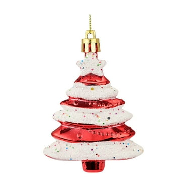 Tainini Clearance sale ! 3in Tree-Shaped Ornaments,Xmas Hanging Ornaments for Christmas Tree Holiday Party Decor