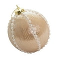 Tainini Clearance sale ! Champagne Christmas Plastic Balls , 3.15Inch