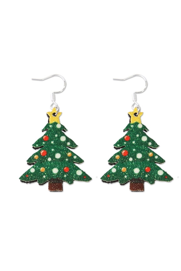 Christmas Earrings ,Funny Christmas Earrings Bow Tree Santa Holiday Earrings for Christmas Jewellery Tainini