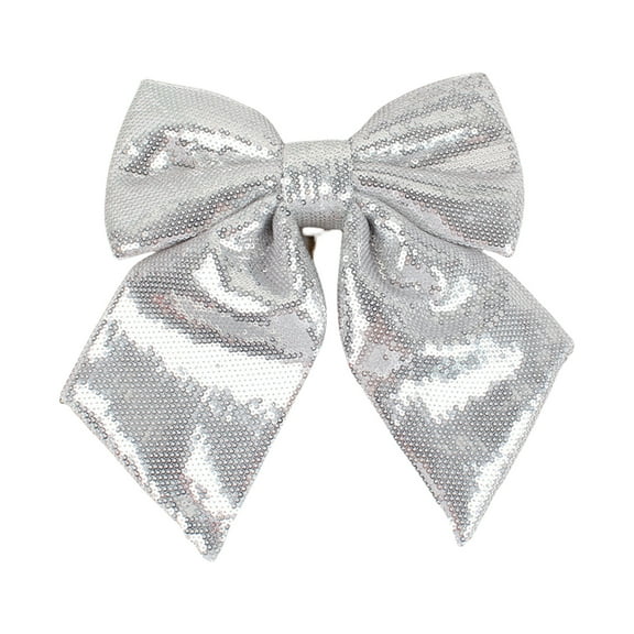 Tainini Christmas Tree Glitter Sequin Bow Ties, for Home Christmas Party, Xmas Bows Decor,9.8in Tainini