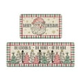 thumbnail image 1 of Tainini Christmas Waterproof Kitchen Mat Set of 2, Non-Slip Kitchen Rugs for Kitchen, Floor, Sink, Laundry 16x24+16x48in Tainini, 1 of 6