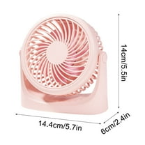 Tainini Desk Fan, Portable Small Fan with Strong Airflow, Quiet Table Fan, 90° Rotate Personal Cooling Fan For Bedroom Home Office Desktop Travel