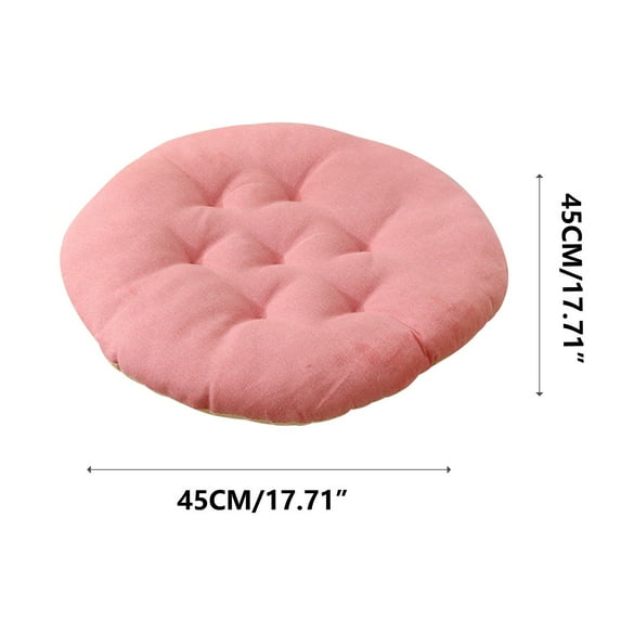 Tainini Good Support Office Chair Cushion Padded, Soft Velvet Comfortable Non-slip Seat Cushion for Computer Desk Kitchen Chair