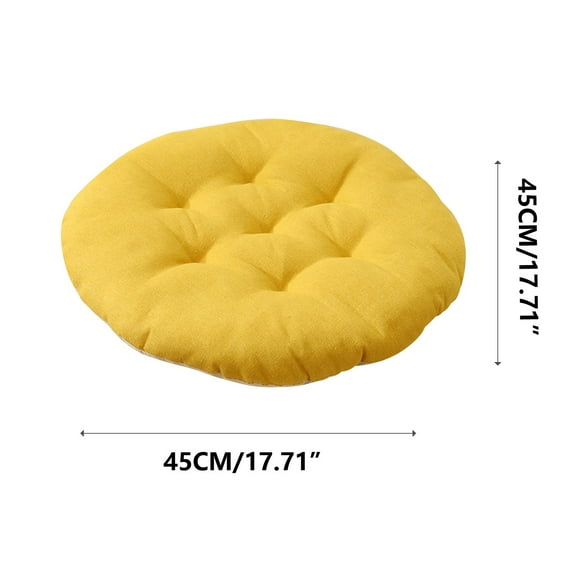 Tainini Good Support Office Chair Cushion Padded, Soft Velvet Comfortable Non-slip Seat Cushion for Computer Desk Kitchen Chair