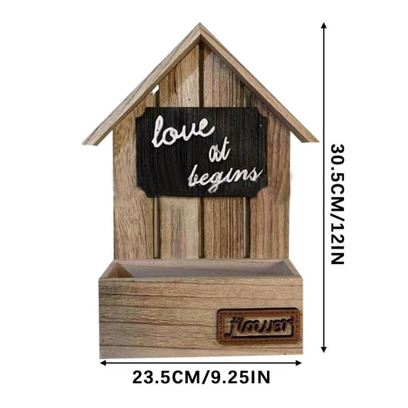 Tainini Hanging Wall Planter Wall Mounted Planters, Wall Hanging BasketsOutdoor Hanging Flower Pot , Hanging Baskets for Plants Outdoor