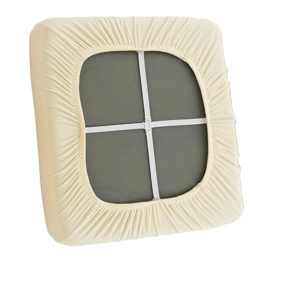 Tainini High Stretch Individual Seat Cushion Covers , Couch Cushion Covers Sofa Seat Slipcovers Furniture Protectors with Elastic Bottom