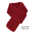 thumbnail image 1 of Tainini Kids Knitted Scarf Solid Color Winter Toddler Wrap Scarves for Boy Girls , 39x3in, 1 of 2