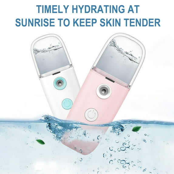 Tainini Moisturizing Atomization, Humidifier Cool Mist Facial Steamer Handy Mist Sprayer Moisturizing & Hydrating for Skin Care, Makeup