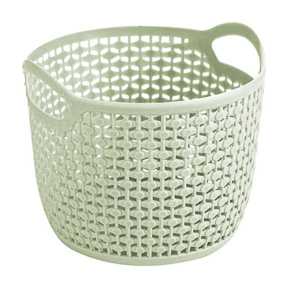 Tainini Plastic Storage Basket, Bathroom Shelf Baskets, Kitchen Organizing Pantry Storage, Bins Plastic Baskets with Handles Basket Organizer for Home